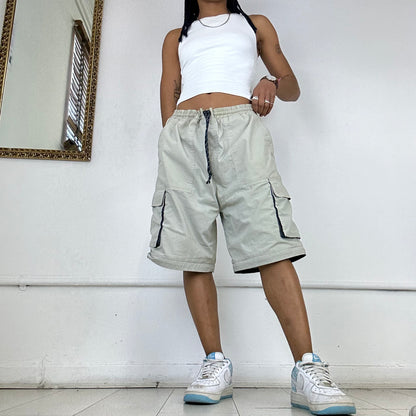 00's baggy cargo trousers/shorts