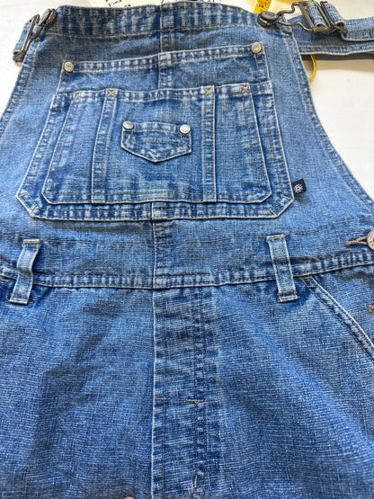 light wash denim dungarees