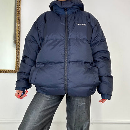 reversible diesel puffer jacket