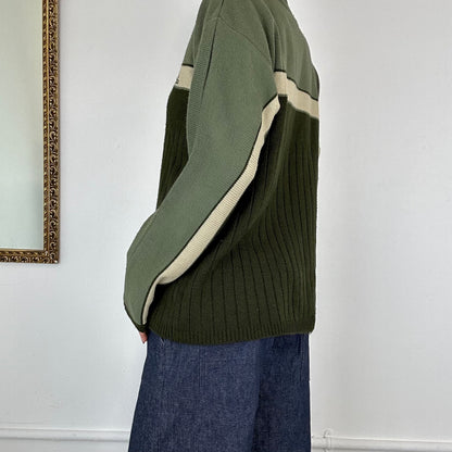 vintage green adidas sweater