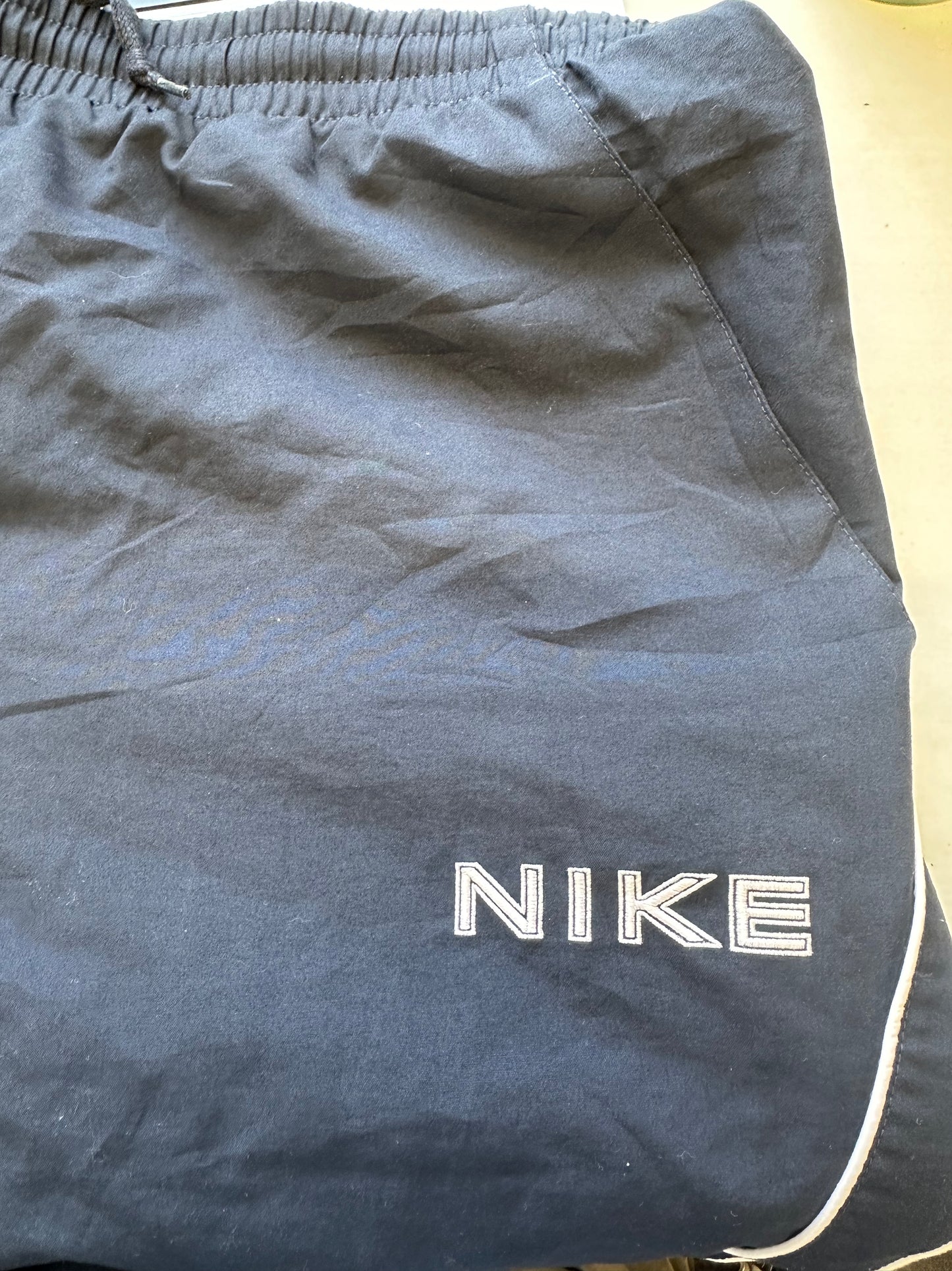 dark navy vintage nike shorts