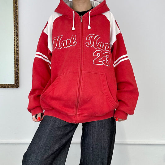 00’s karl kani zip up hoodie