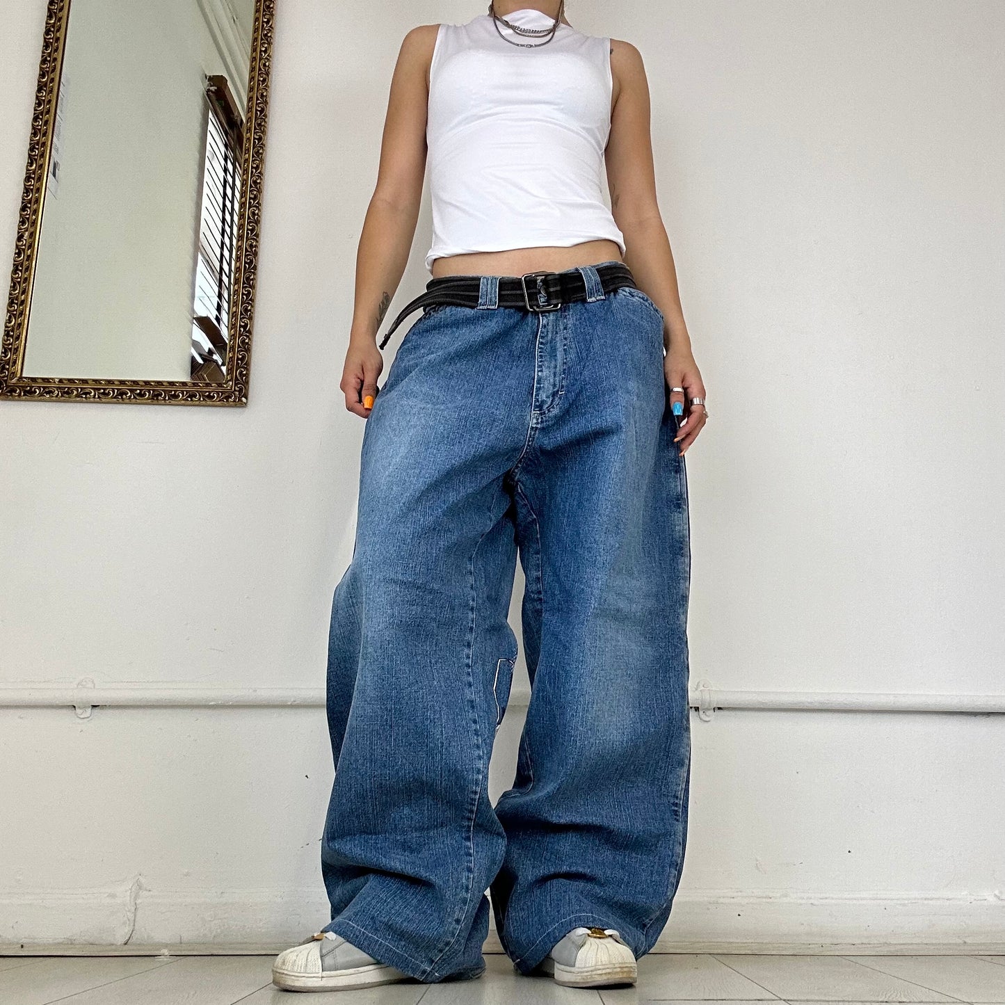 90's baggy denim jeans