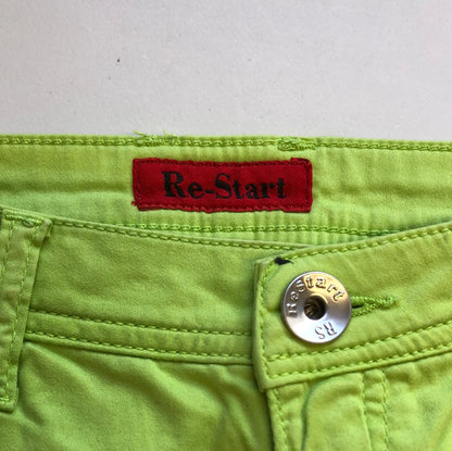 2000’s lime green mini skirt