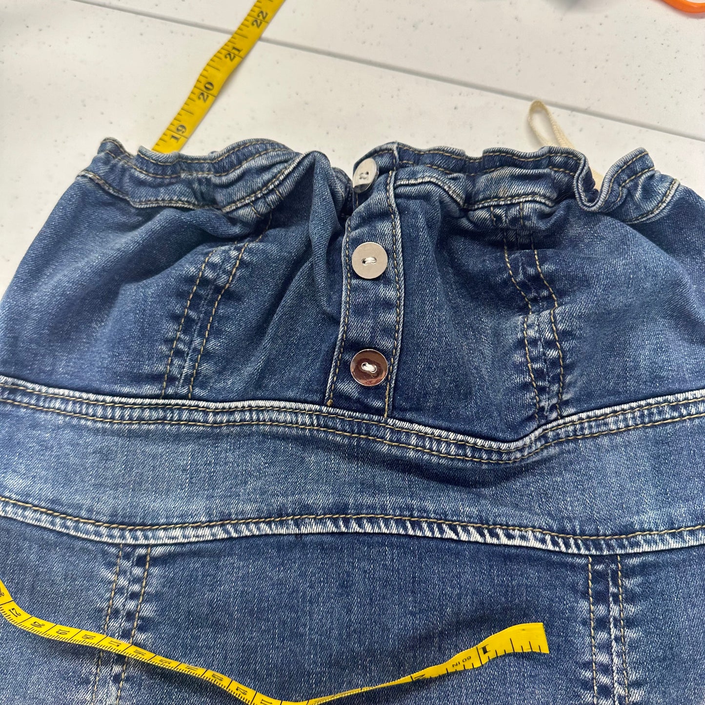 2000's denim mini dress