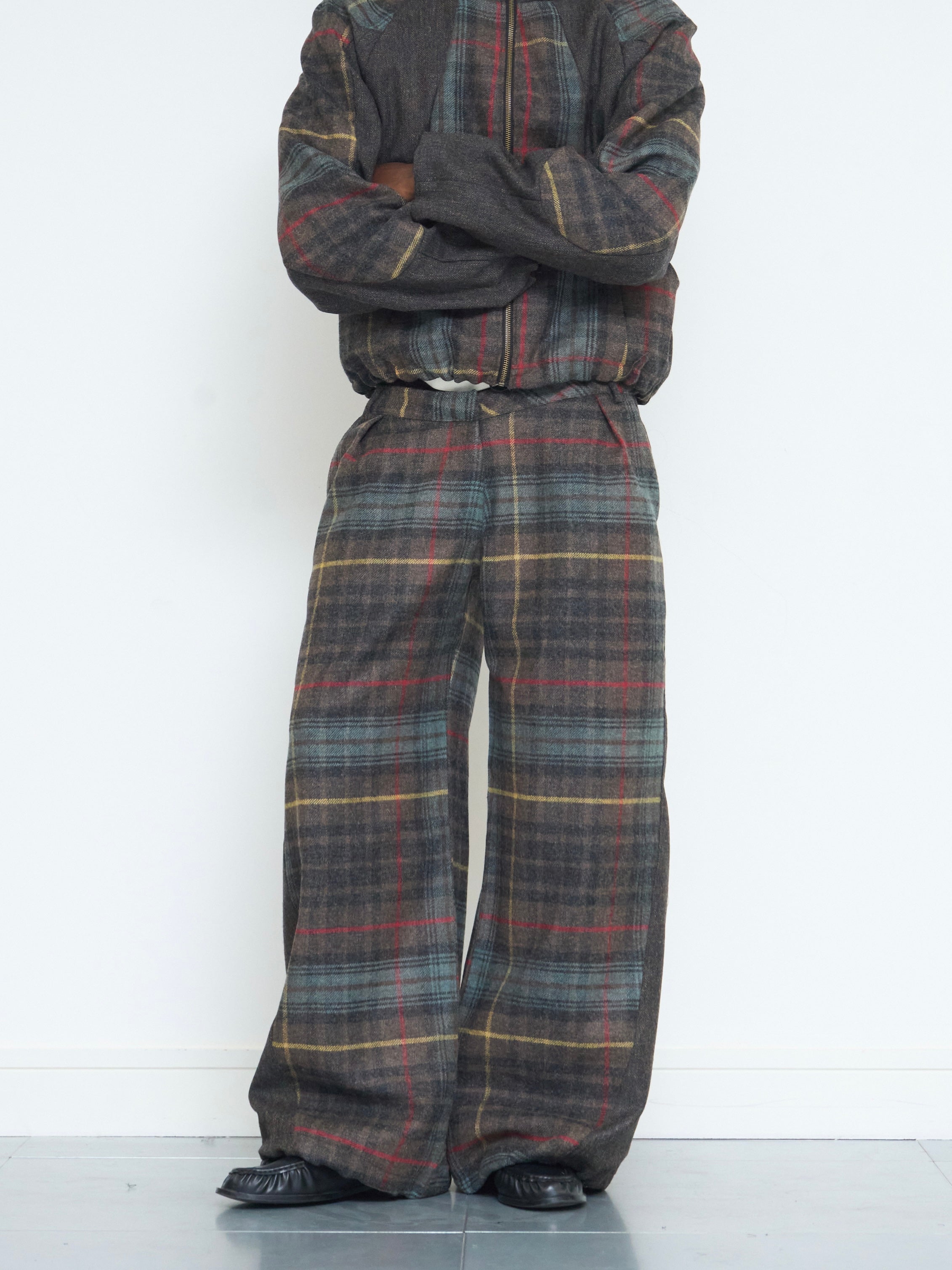 parker utility trouser - tobacco wool