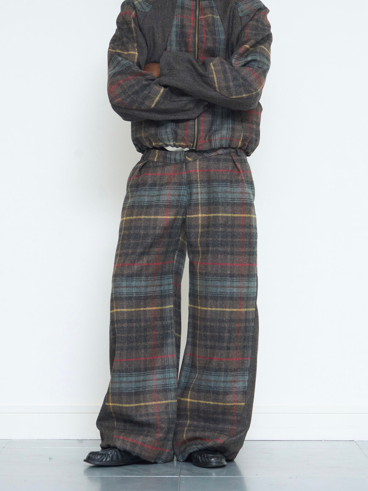 parker utility trouser - tobacco wool