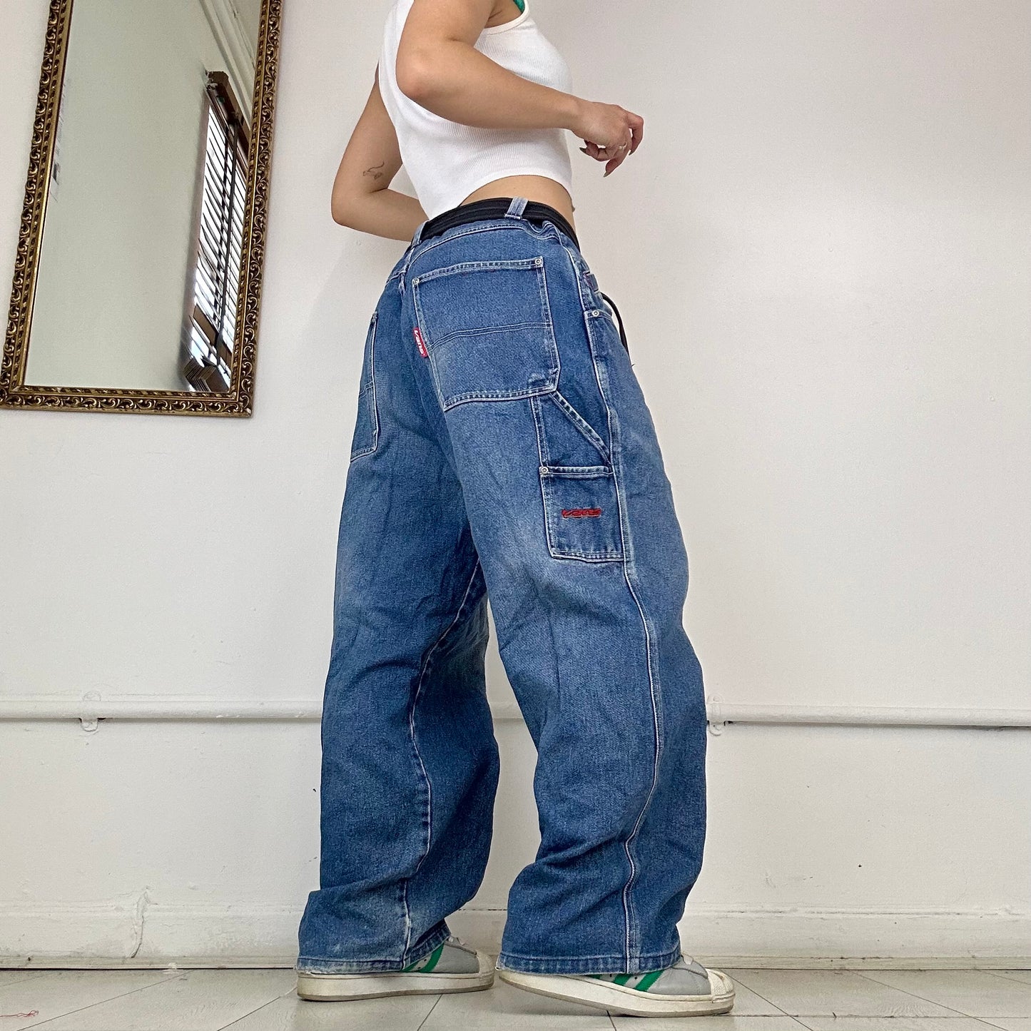 2000's baggy cargo jeans by vans