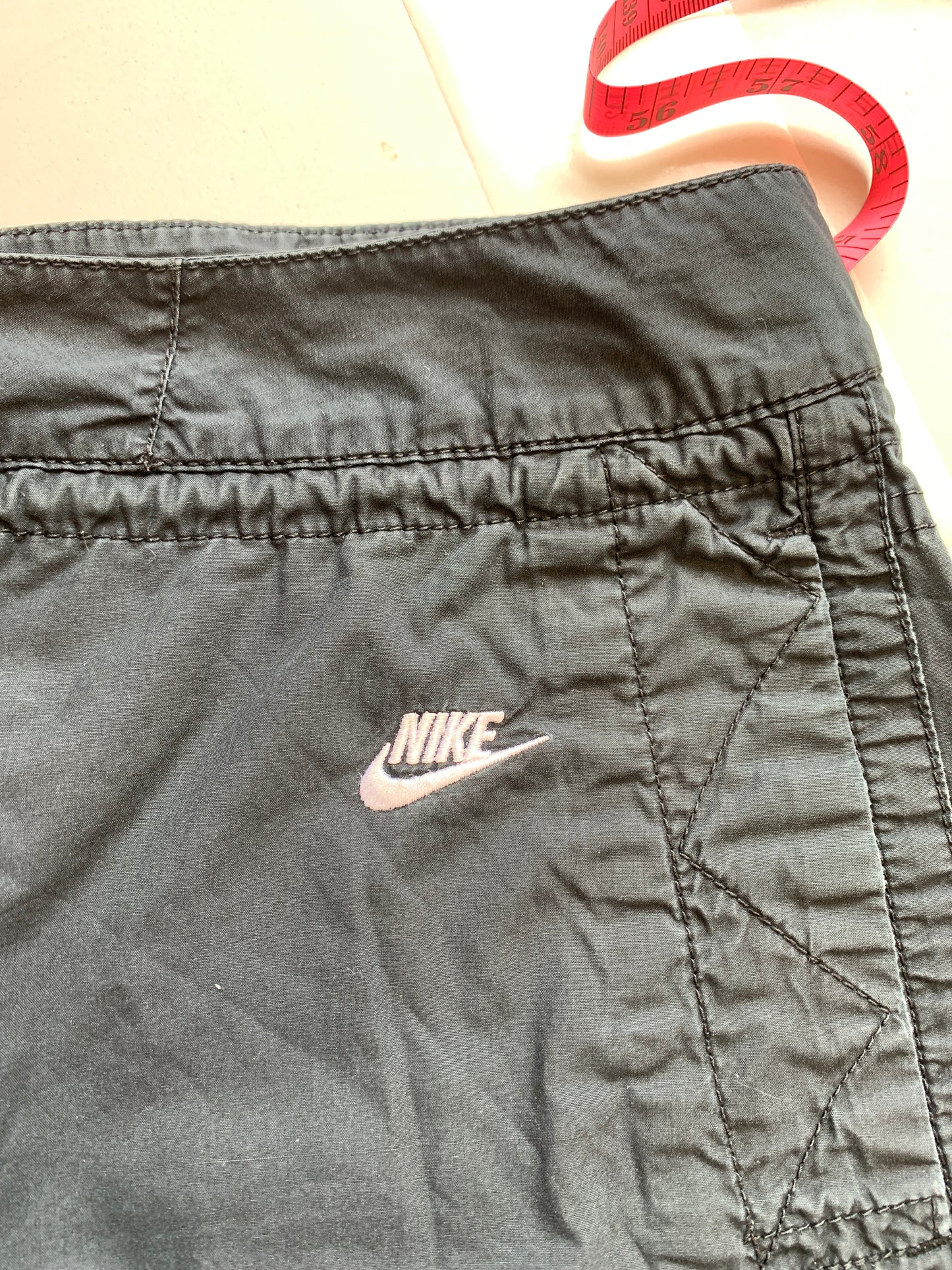 nike black baggy cargo trousers