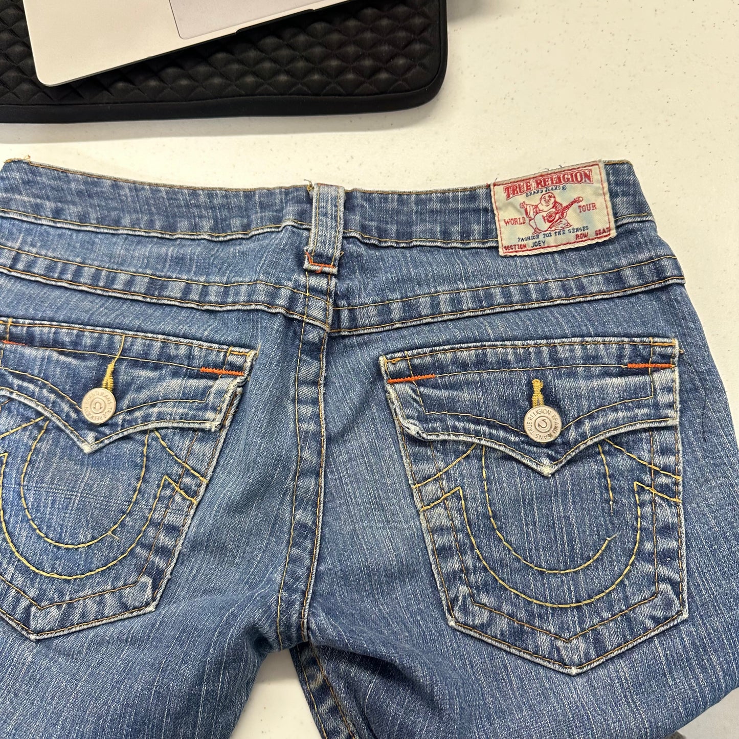 2000's true religion flared jeans