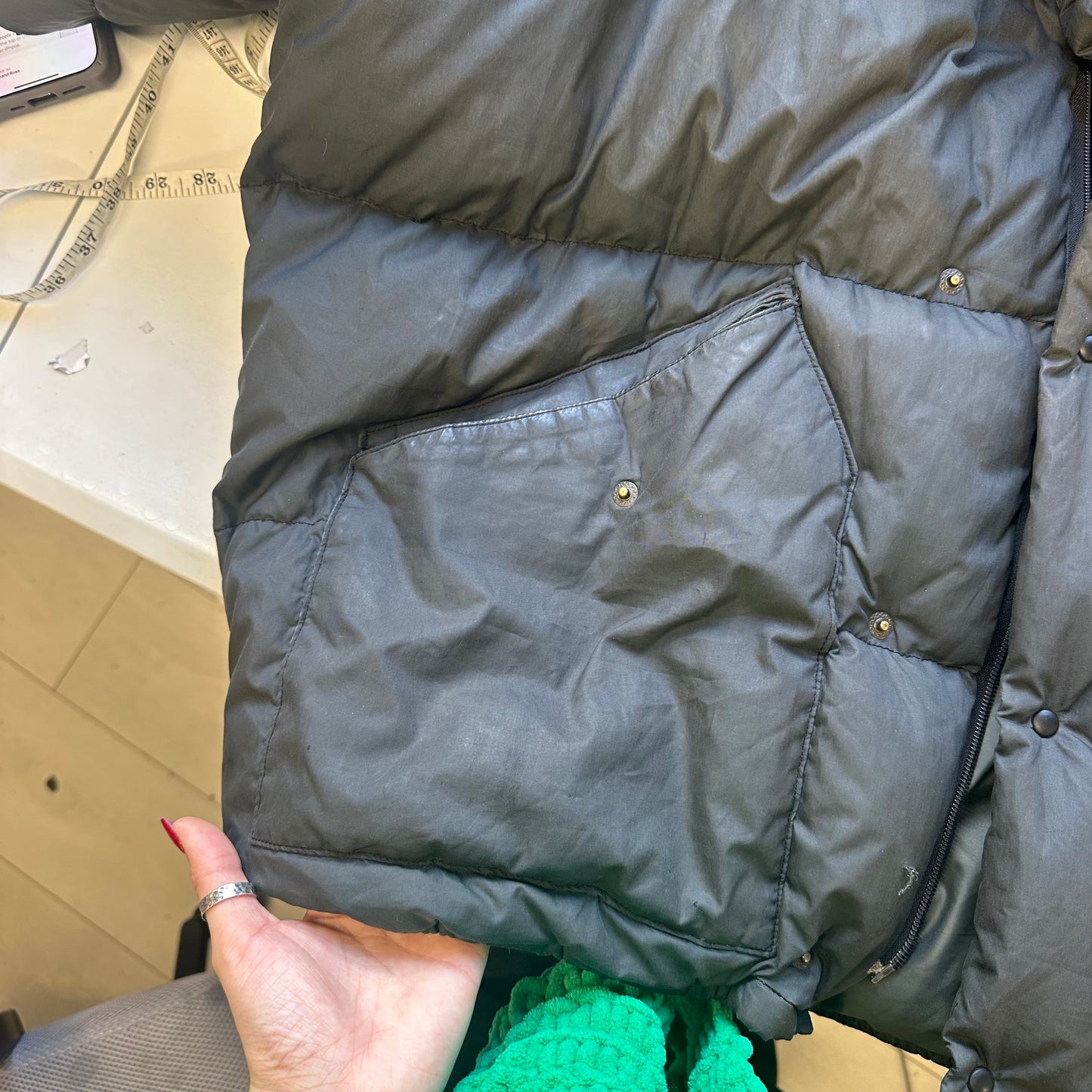 vintage moncler puffer coat