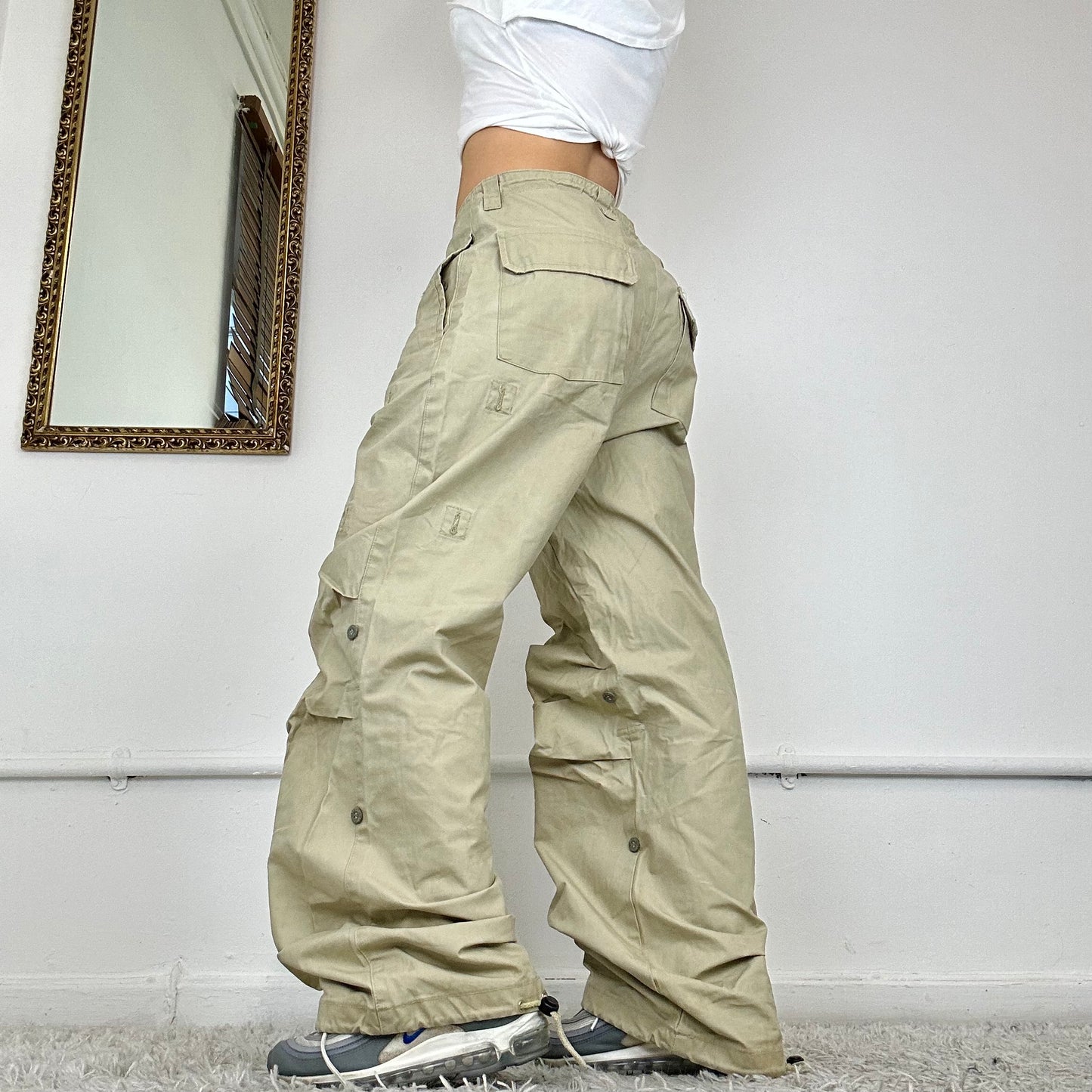 vintage baggy cargo trousers by dockers