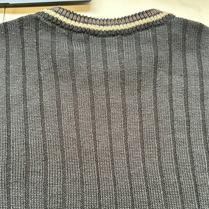 vintage black nike knitted jumper