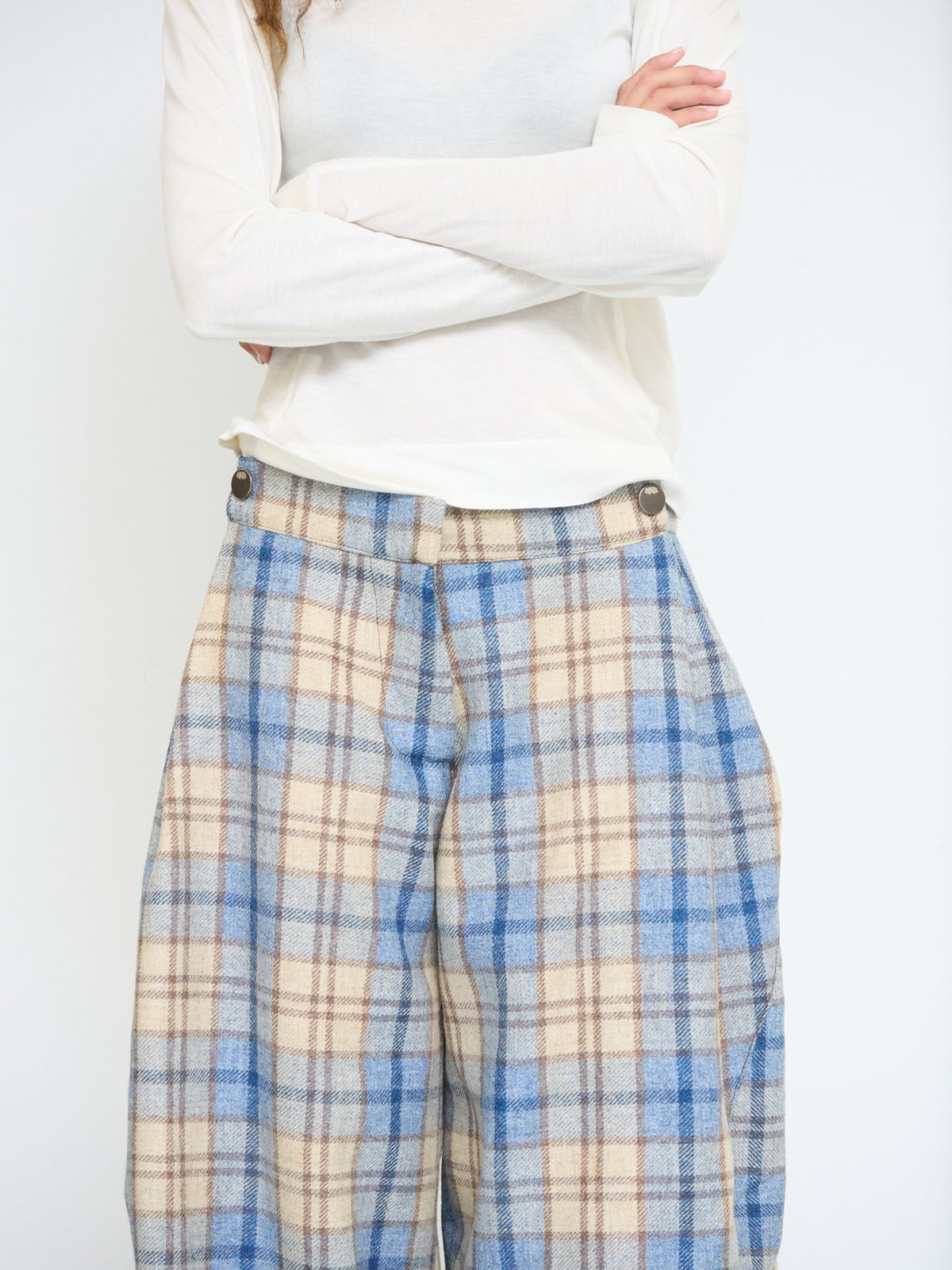 lumi trouser - seashell wool