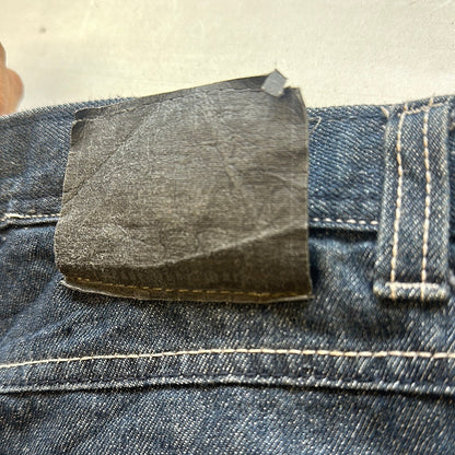 baggy dark wash jeans