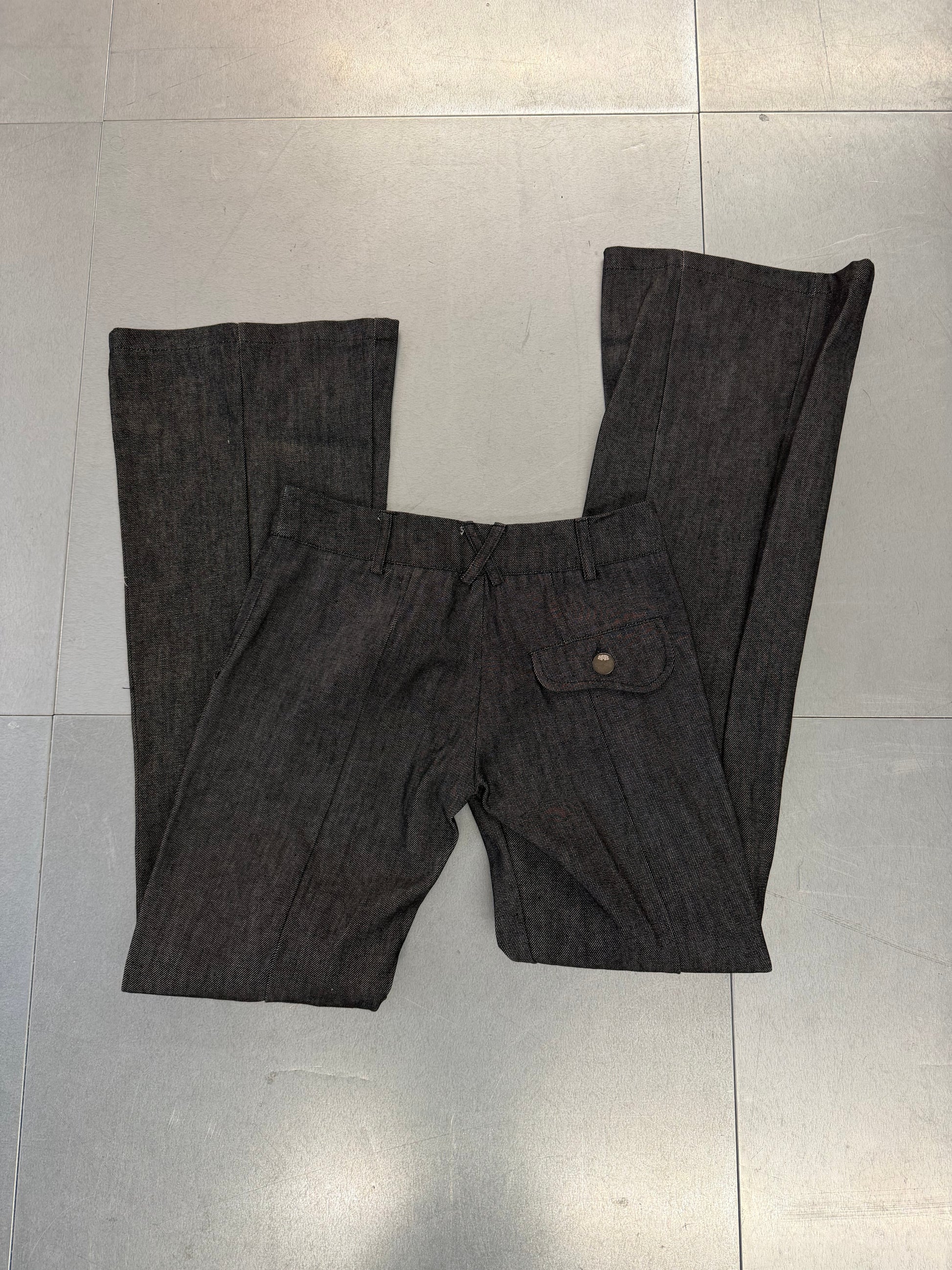 SAMPLE frankie jean - dark grey denim