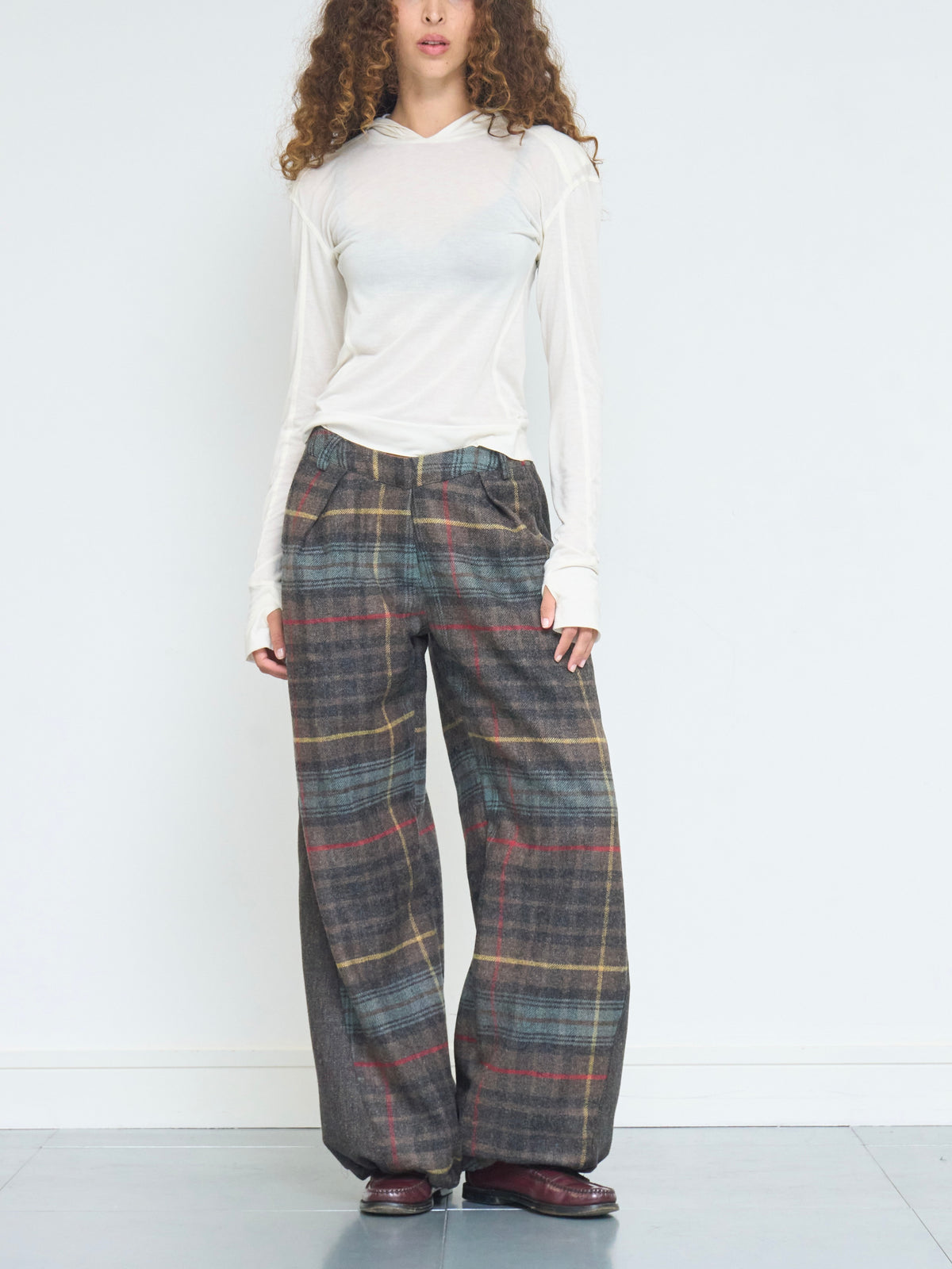 parker utility trouser - tobacco wool