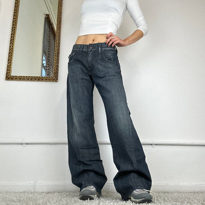 00's wide leg jeans from armani