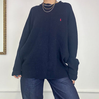 oversized polo by ralph lauren knit jumper