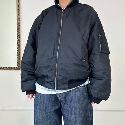 2000s oversized bomber jacket