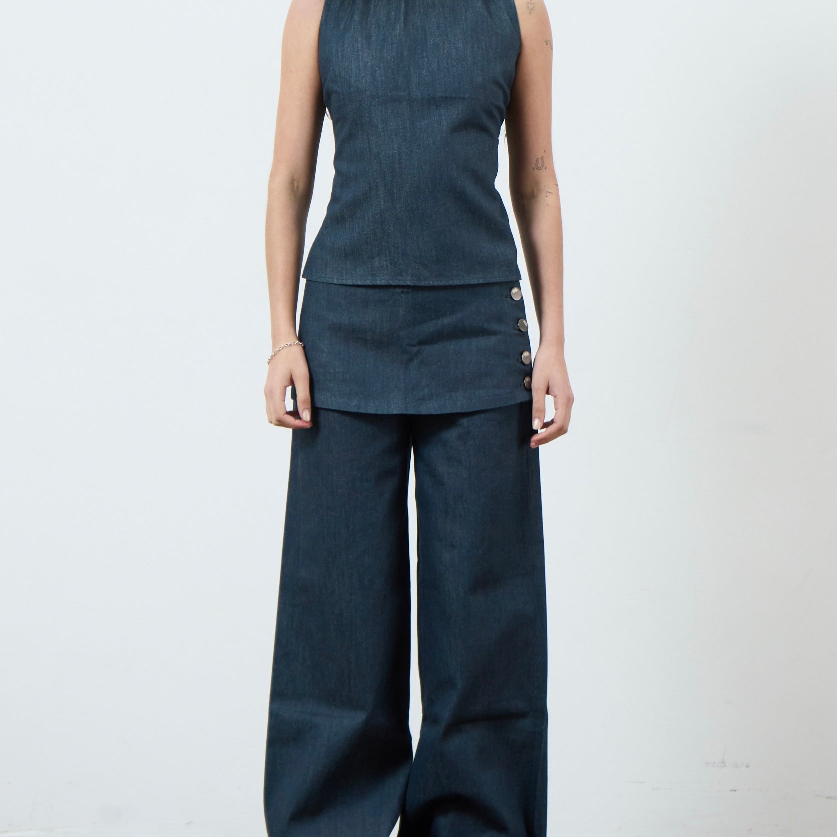 shay trouser - navy denim