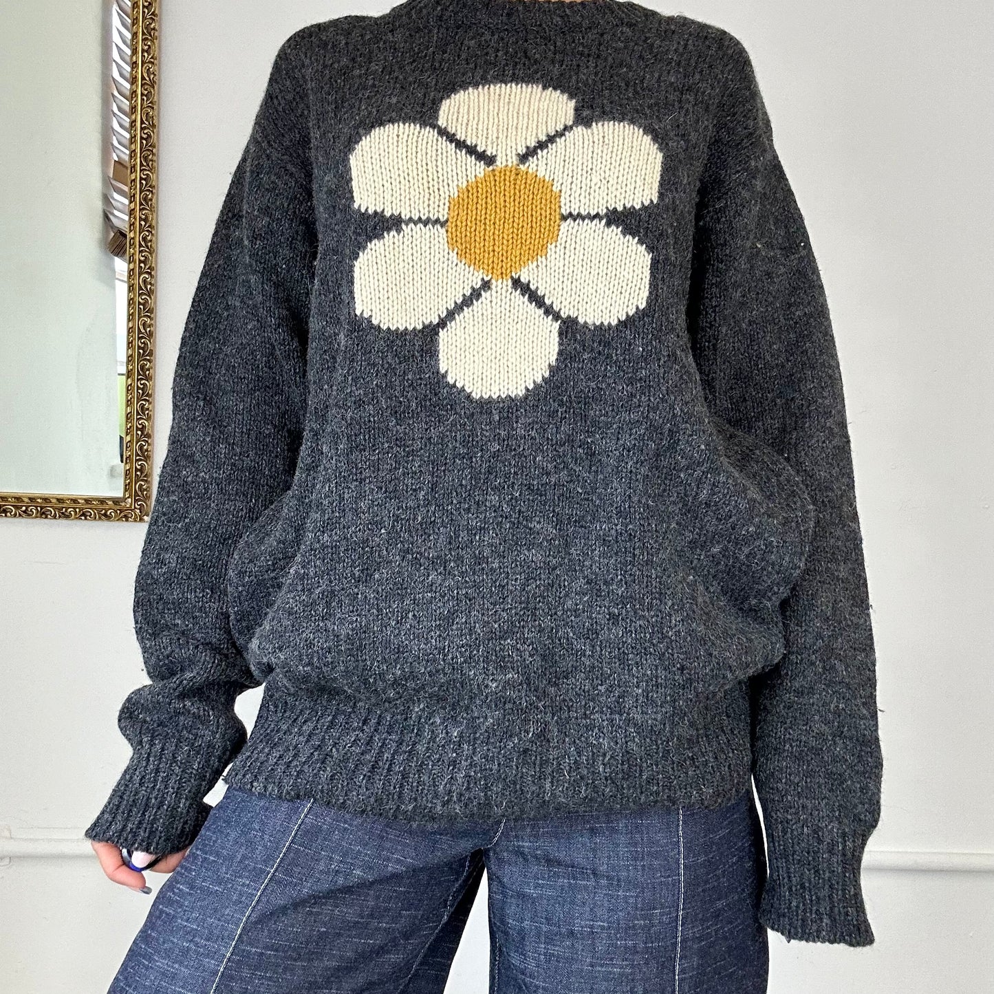 Guru flower knit jumper