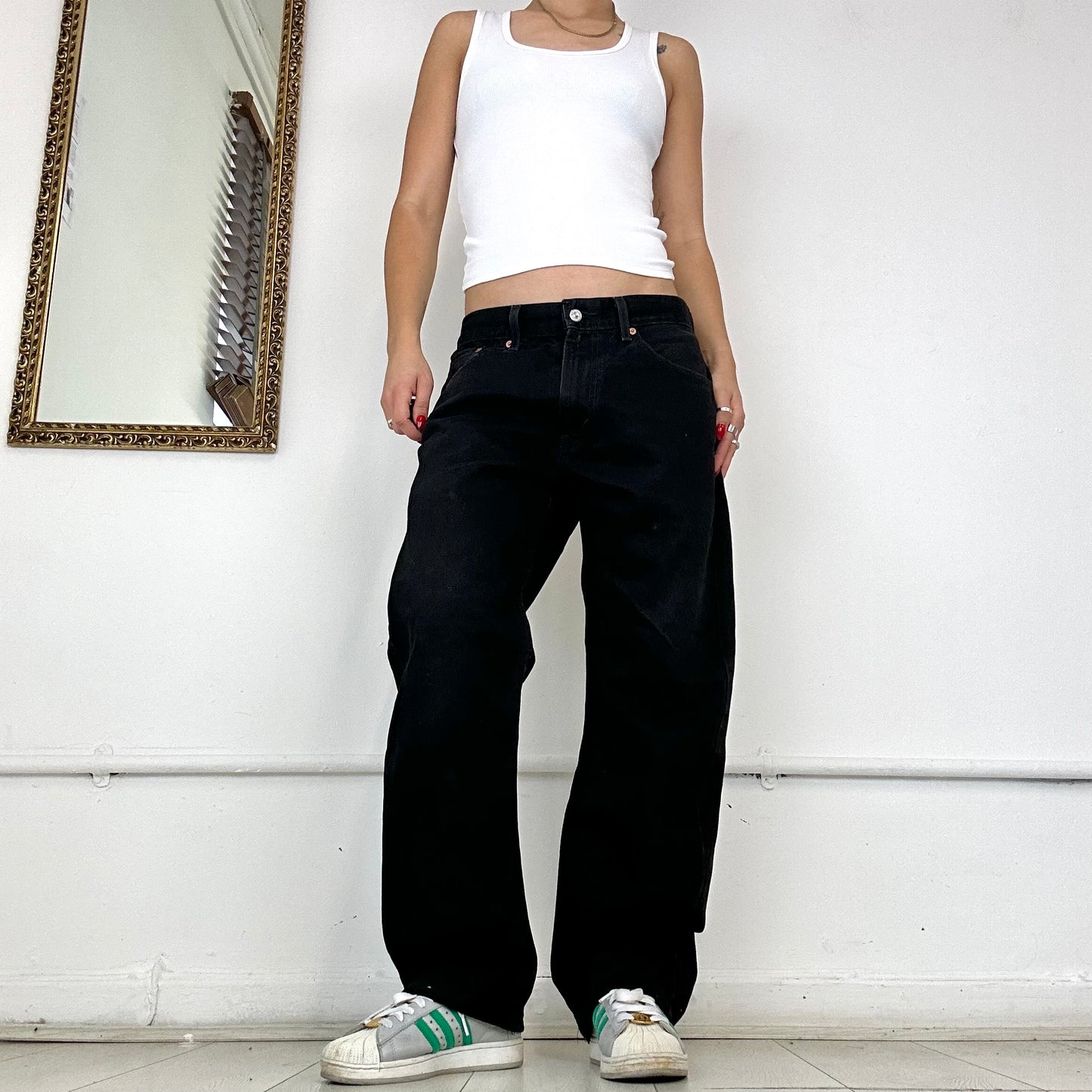 vintage levi's 505 black jeans