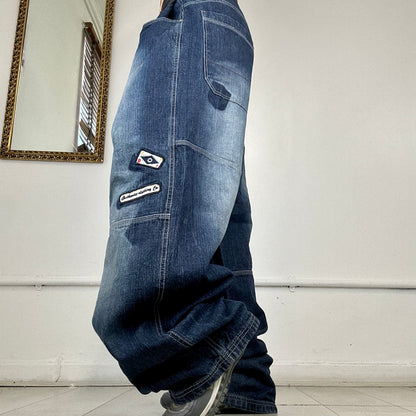 super baggy skate jeans by south pole