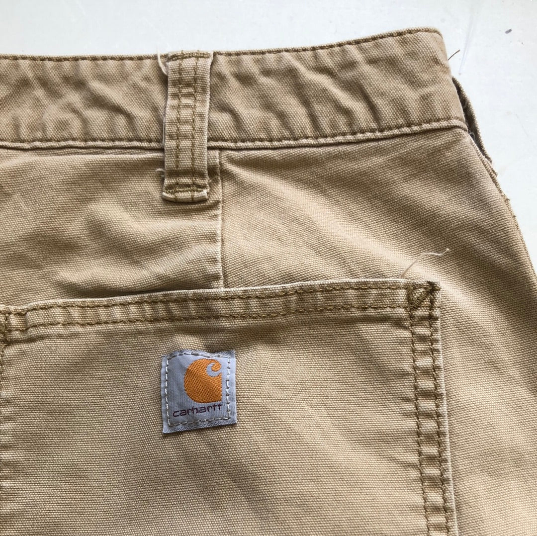 carhartt beige cargo trousers