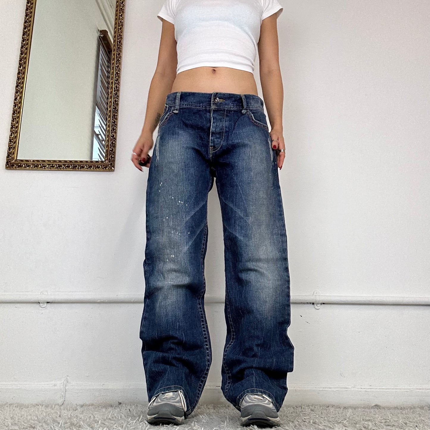 armani baggy jeans