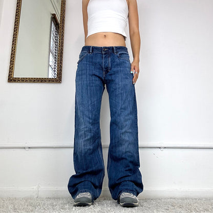 wide leg diesel jeans