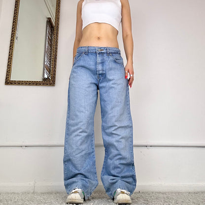 baggy wide leg jeans by dolce & gabbana