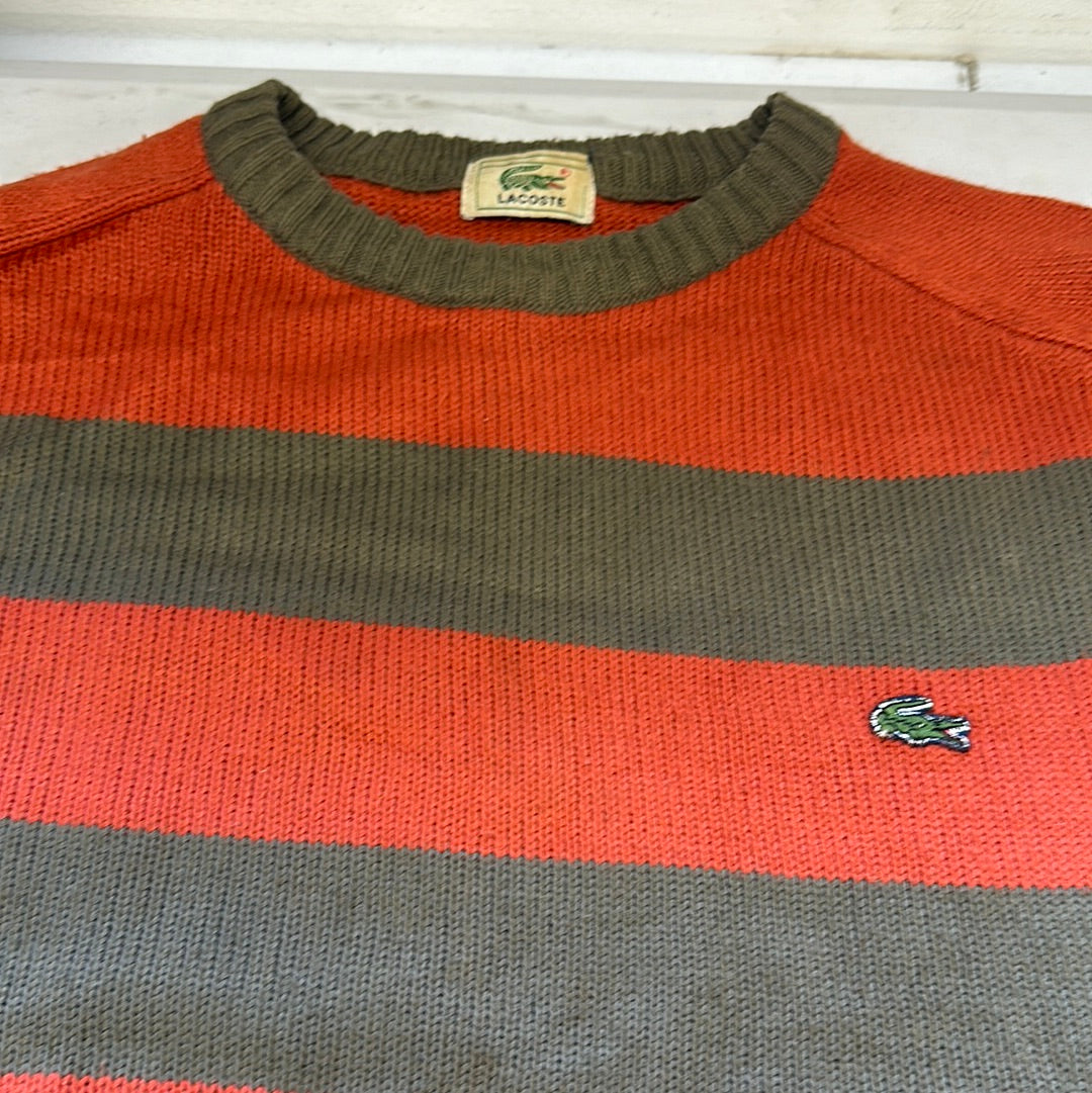 vintage lacoste knit jumper