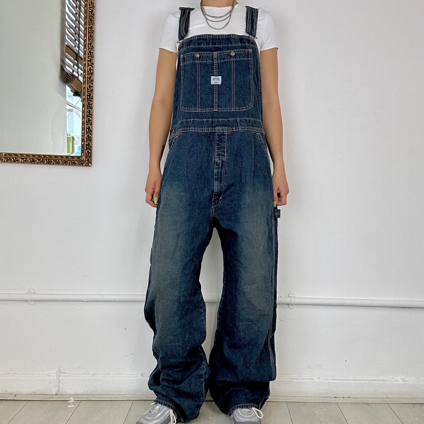 vintage denim dungarees