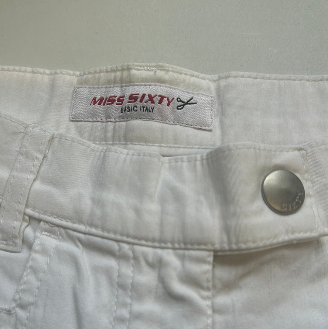 white flared miss sixty jeans