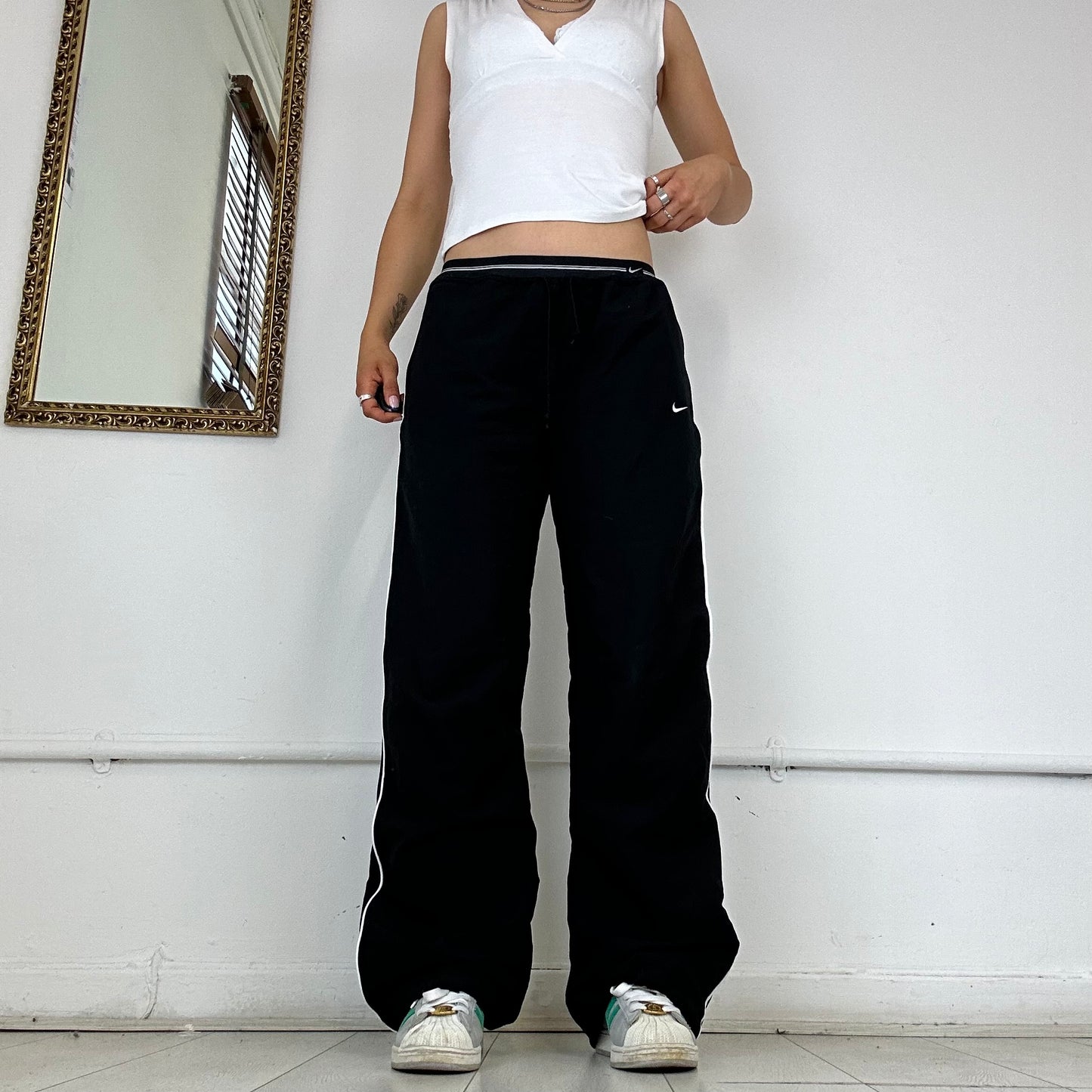 Black baggy Nike joggers