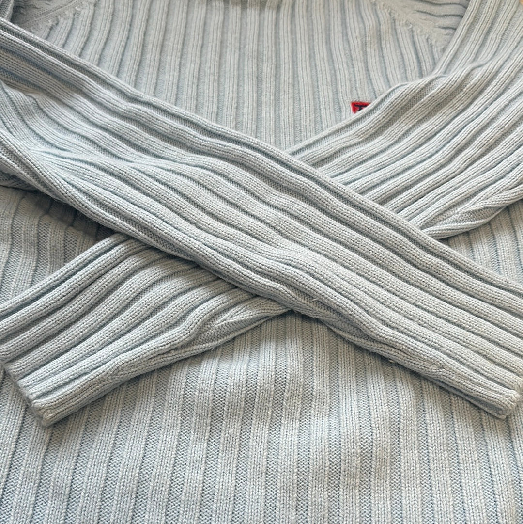 90s baby blue diesel knit jumper