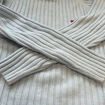 90s baby blue diesel knit jumper