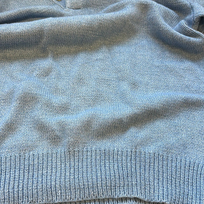 vintage baby blue polo top by ralph lauren