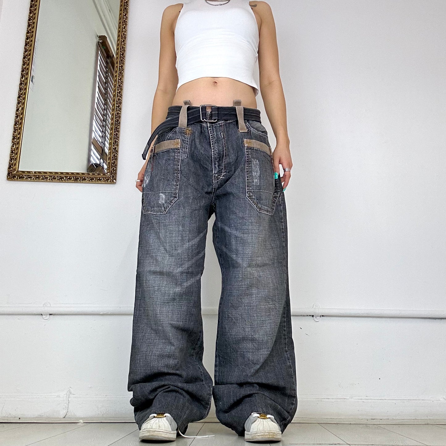 00’s baggy cargo jeans