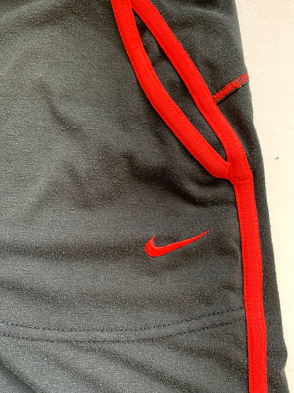 Nike black 2000's tracksuit bottoms