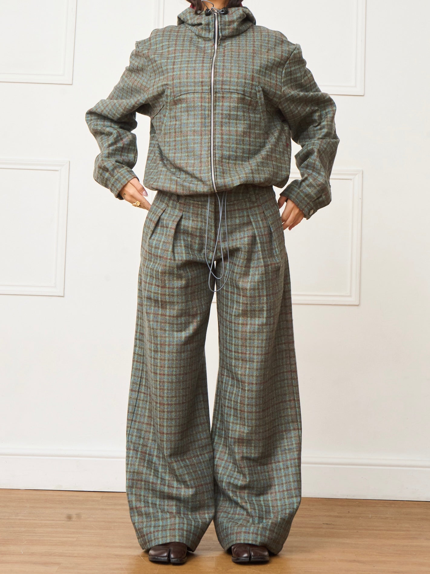 parker trouser - cedar wool