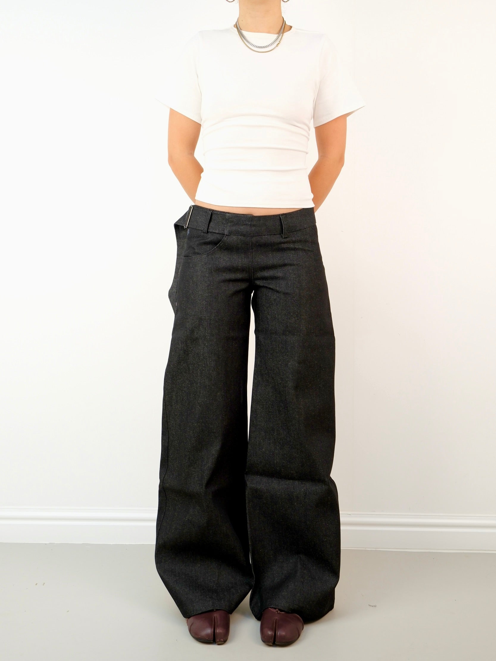 roman jean - dark grey denim