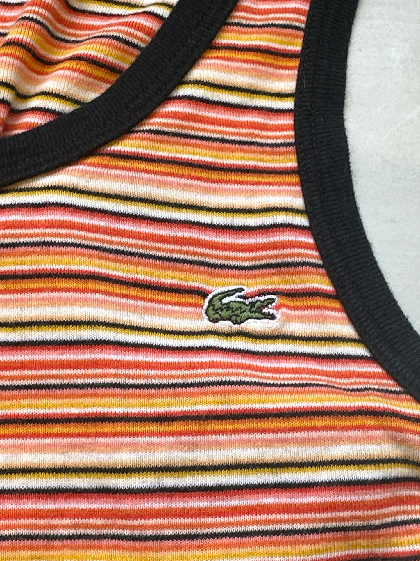 striped lacoste tank top