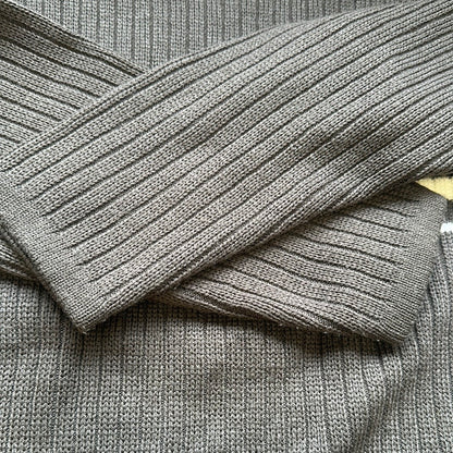 vintage grey boss knitted jumper