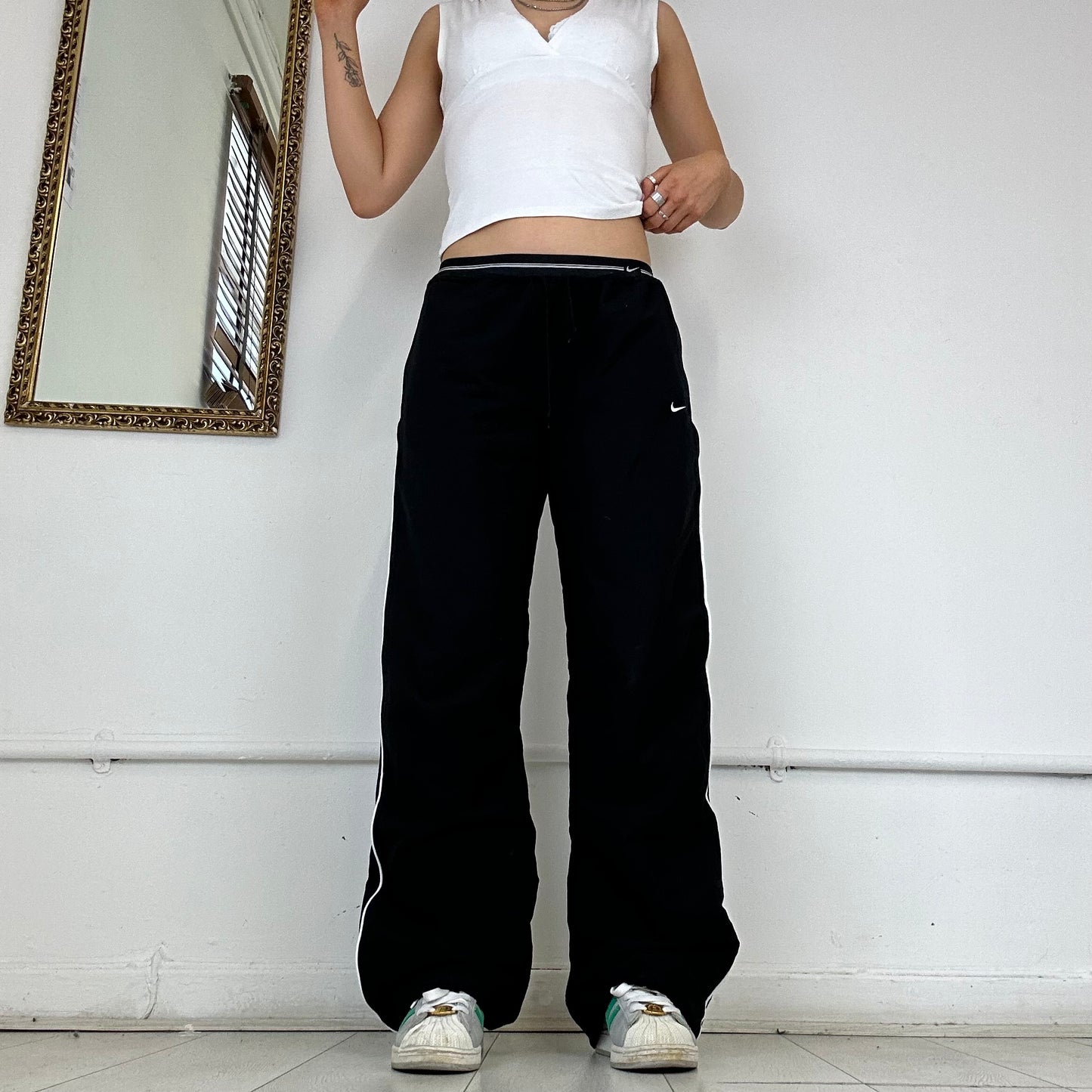 Black baggy Nike joggers