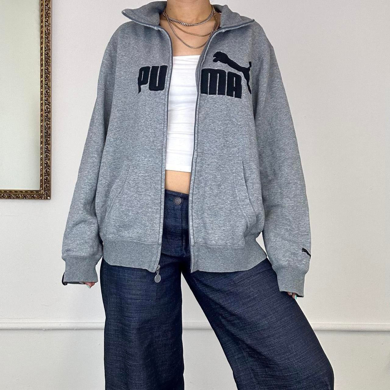 puma zip up sweatshirt