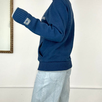 vintage diesel blue knit jumper