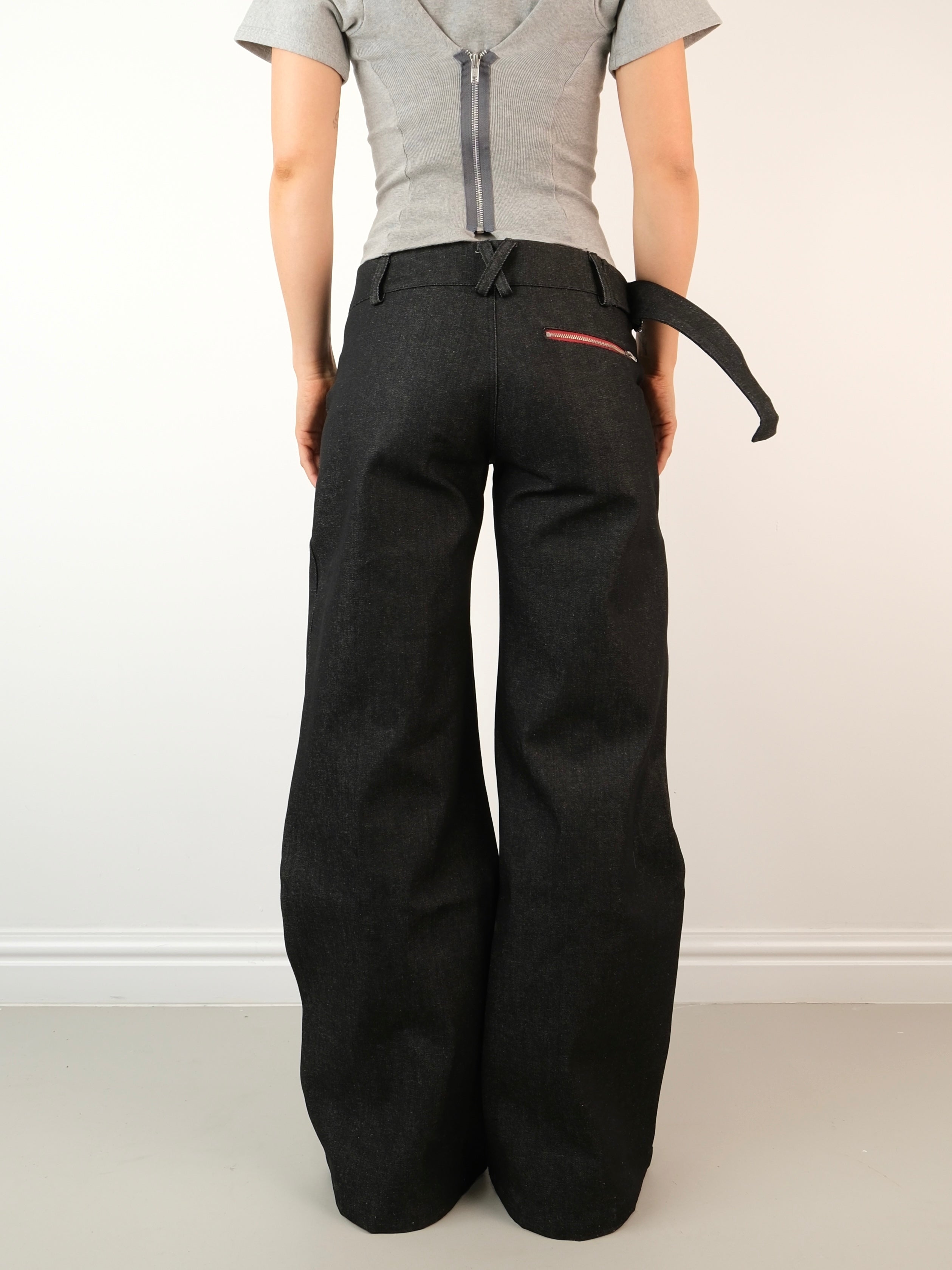 roman jean - dark grey denim