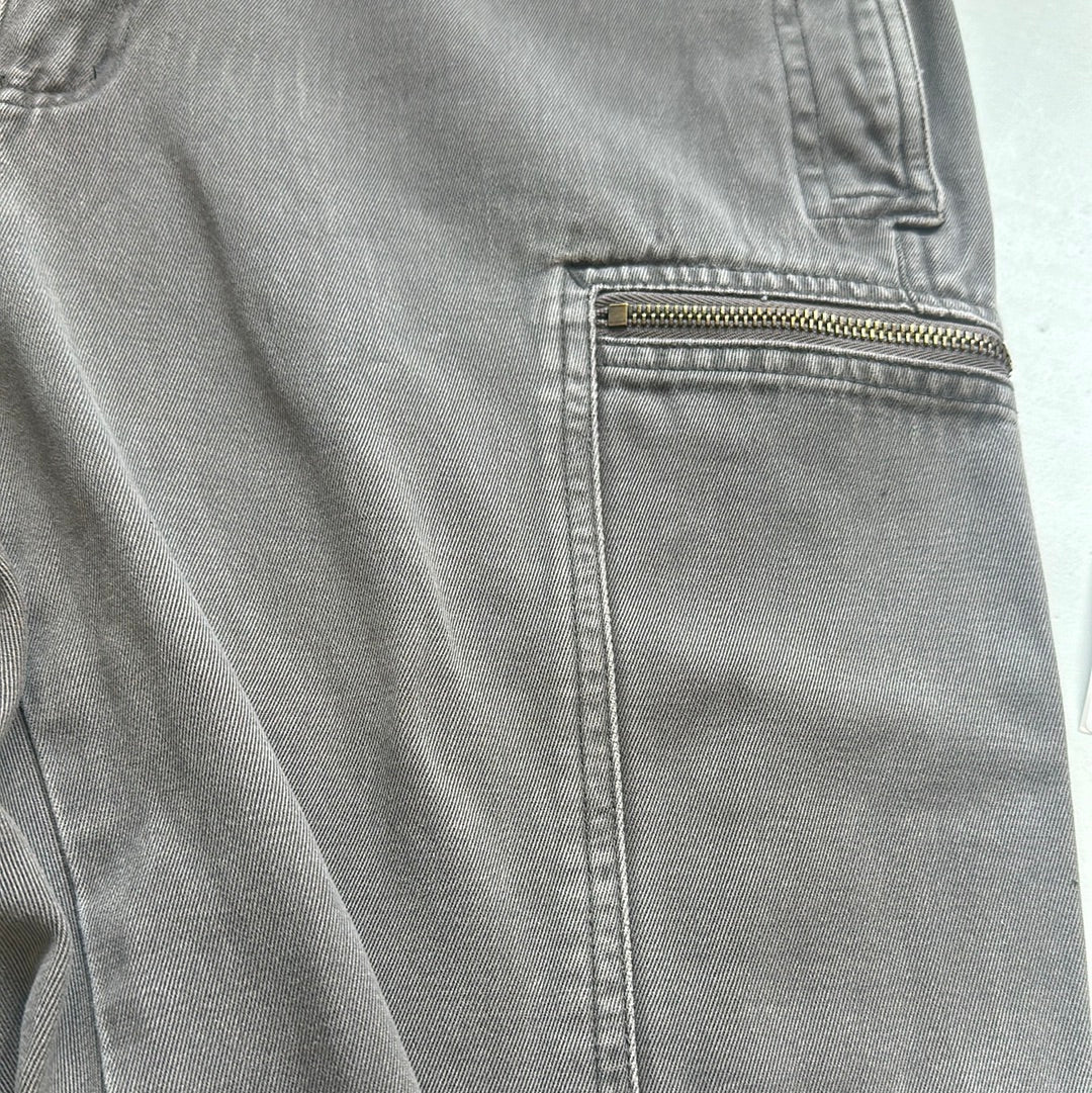 00s grey cargo trousers